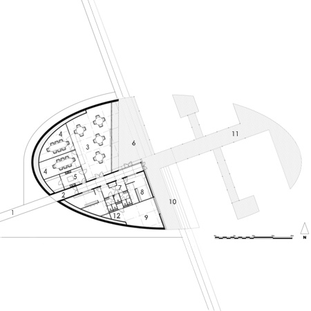 Plattegrond watersportpaviljoen Engelermeer Den Bosch