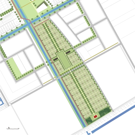 Volkstuinen Biddinghuizen model Allee