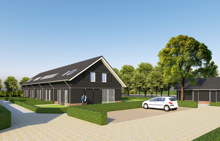 Functieverandering Koudhoorn / Putten - visualisatie bebouwing