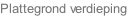 Plattegrond verdieping