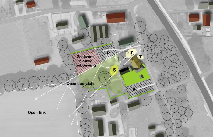 Conceptschets functieverandering in het buitengebied: Buurtweg 8 te Meerveld / Uddel