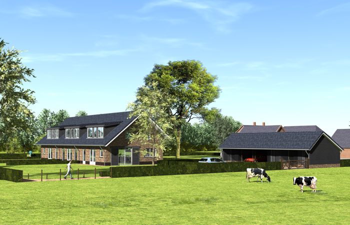 Functieverandering wonen - zicht vanuit het landschap