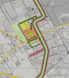 Helenaveen conceptschetsl Kern, Kerken en Kavels